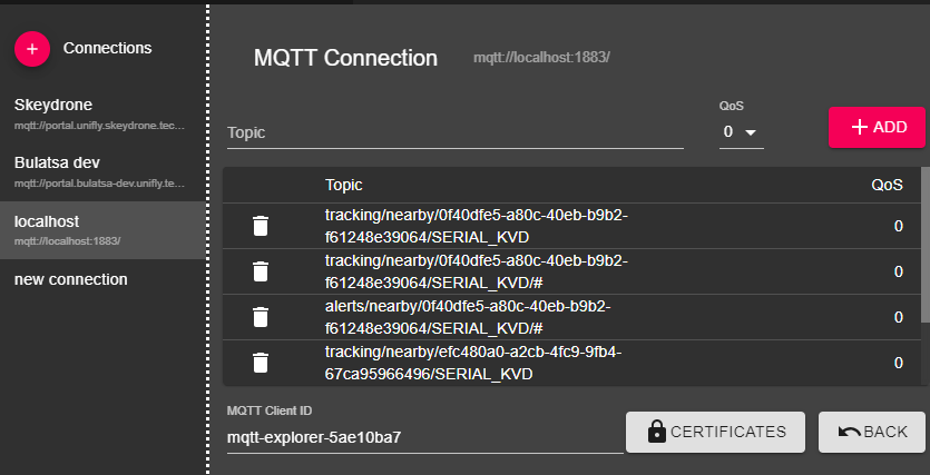 MQTT subscribe